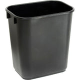 Global Industrial 13-5/8 Qt. Plastic Wastebasket - Black