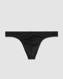 Swim Thong Solid Black