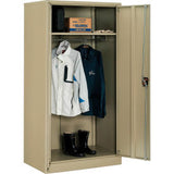 Global Industrial Wardrobe Cabinet Easy Assembly 36W X 24D X 72H Tan