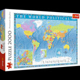 Trefl 2000 Piece Jigsaw Puzzle, Political Map Of The World