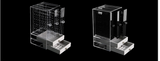 CasaFoyer Acrylic Transparent Jewelry & cosmetic Storage Box with Drawers