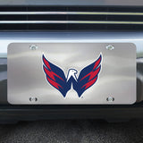 Washington Capitals 3D Stainless Steel License Plate