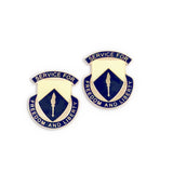 Army 277th AVN/QM Unit Crest (pair)