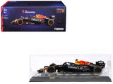 Red Bull Racing RB19 #1 Max Verstappen Oracle Winner Formula One F1 Championship Drivers Champion (2023) with Display Case 
