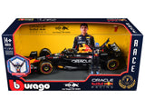 Red Bull Racing RB20 #1 Max Verstappen Oracle Winner Formula One F1 Championship Drivers Champion (2024) with Driver Figure