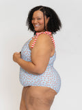 Cherries Shoulder-Tie One-Piece