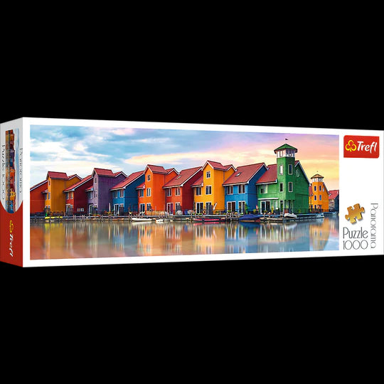 Trefl 1000 Piece Panorama Jigsaw Puzzles, Groningen, Netherlands, Multicolor