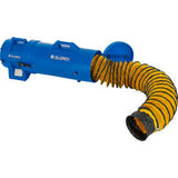 Global Industrial 8 Confined Space Blower Fan 25 Duct Rotomold Plastic 1000 Cfm 1/3 Hp
