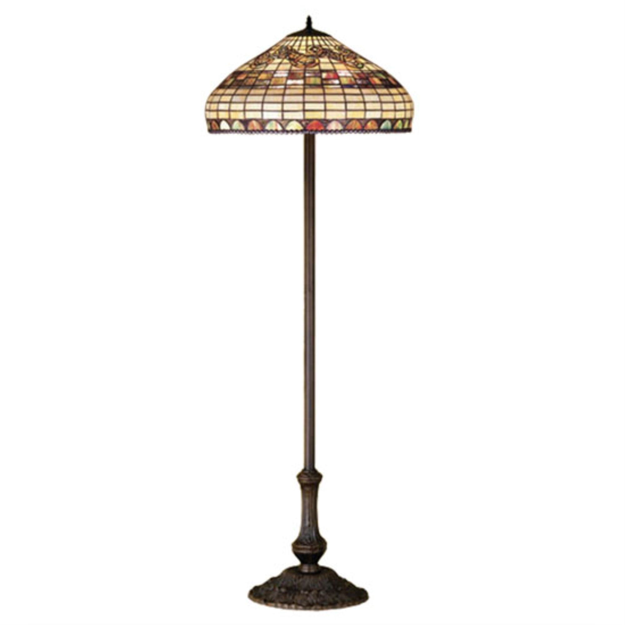 63H Tiffany Edwardian Floor Lamp