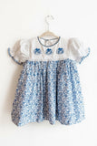 Carson and Friends Blue Toile Pumpkins Dress