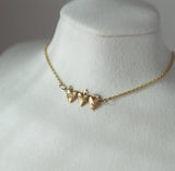 Holy Family Hearts® in 14K Gold Tiny Version