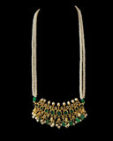 PS559 Hyderabadi / Nizami tirmani in fresh water pearls with chandbali( READY TO SHIP )