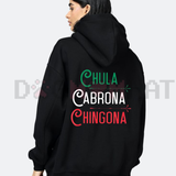 "Chingona" Chola Mexican Pride Hoodie