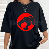 New Cartoon Anime "ThunderCats" T-Shirt – Retro 80s Graphic Tee, Premium 100% Cotton Harajuku Streetwear Top, Soft Lived-In Heavyweight Oversized Fan Fashion, Made in USA