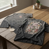 Motherhood is the Kingdom of Work Vintage Washed T-Shirt – Inspirational Mom Graphic Tee, Lightweight Cotton Aesthetic Streetwear