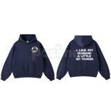"I Like My Husband A Little Bit Younger" Hoodie – Funny Slogan Pullover, Humorous Age Gap Marriage Apparel, Unisex