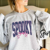 Girly Spooky Sweatshirt | Cute Pink Halloween Crewneck