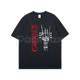 Rock The Silence Caifanes Group – Skull Print Graphic Tee, Retro Rock Hoodie & Sweatshirt
