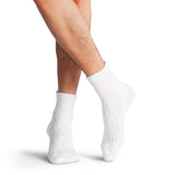 Wide Non-Binding Bamboo Crew Socks for Sensitive & Large Feet, Black