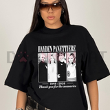 Hayden T-Shirt - "Thank You For The Memories" Tribute Fan Graphic Tee
