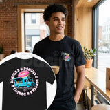 Donut Truck Graphic T-Shirt – Funny Bakery Food Truck Enthusiast Tee