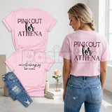 Pink Out For Athena Strand T-Shirt – Justice For Athena Memorial Awareness Tee