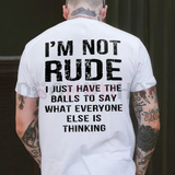 "I'm Not Rude, I Have Social Anxiety" T-Shirt