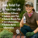 AcuPlus 3 oz Pain Relief Roll-On – Hands-Free Menthol Pain Relief for Muscles and Joints