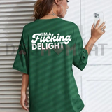 Unfiltered Joy Outburst Tee – Sarcastic Sweary Humor Graphic Shirt
