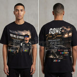 Funny Kyle Busch "RIP Gone Too Soon" T-Shirt – Ironic Vintage NASCAR Racing Fan Graphic Tee