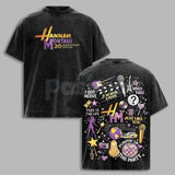 Hannah Montana 20th Anniversary Vintage Washed T-Shirt – Retro Y2K Pop Star Graphic Tee, Lightweight Cotton Disney Nostalgia Top