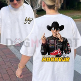"Carson Hocevar Fight #77" Vintage Racing Graphic T-Shirt