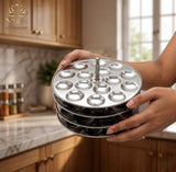 Stainless Steel Mini Idli Stand - 4 Plates | Makes 60 Mini Idlis at a time