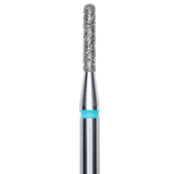 DIAMOND NAIL DRILL BIT, ROUNDED "CYLINDER", BLUE, HEAD DIAMETER 1.4/8MM (FA30B014/8) - STALEKS™