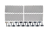 OLM S207 Style Paint Matched Rear Bumper Vent Inserts - Galaxy Blue Pearl - 2015-2021 Subaru WRX / STI