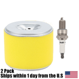 2PCS Air Filter for Honda GX340 GX390 EG5000 EN5000 WT40 17210-ZE3-505