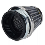 2pcs Hipa 54mm Air Filters Chrome Cone for Suzuki GS1000 GS750 GT550 GS700 GS850 Kawasaki Yamaha Honda