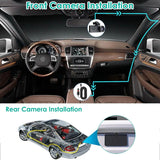 3 Channel Dash Cam Front Inside Rear Vehicle Driving Recorder Car DVR