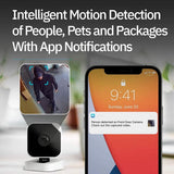 3-Pack: Abode Cam 2 | Indoor/Outdoor WiFi Connected Security Camera with Full Color Low-Light Video, Motion Detection, and Two-Way Voice (Refurbished)