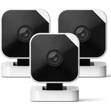 3-Pack: Abode Cam 2 | Indoor/Outdoor WiFi Connected Security Camera with Full Color Low-Light Video, Motion Detection, and Two-Way Voice (Refurbished)