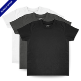 3-PACK RAD ORGANICS TEES - MONOCHROME