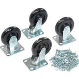Global Industrial™ 5 X 1-1/4 Polyurethane Caster Kit 2 Swivel 2 Rigid