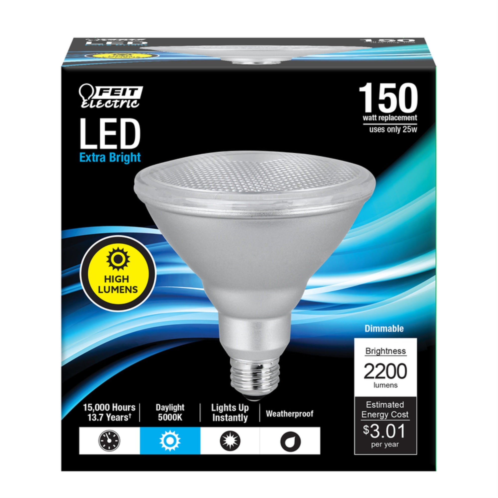 150W Led Par38 5000K Dim (Pack Of 1)