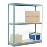 Global Industrial 3 Shelf Standard Duty Boltless Shelving Starter 96Wx36Dx60H Wood Deck Usa