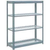 Global Industrial 4 Shelf Standard Duty Boltless Shelving Starter 48Wx24Dx60H Wire Deck Usa