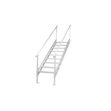 Extreme Max 3005.4315 JumboTread Universal Mount Dock Stairs with Railing 9Step