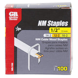 STAPLE METAL 1/2X1BX100 (Pack of 10)