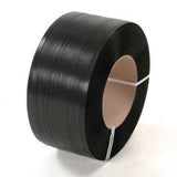 Global Industrial Polypropylene Strapping 5/8W X 5400L X 0.030 Thick 8 X 8 Core Black