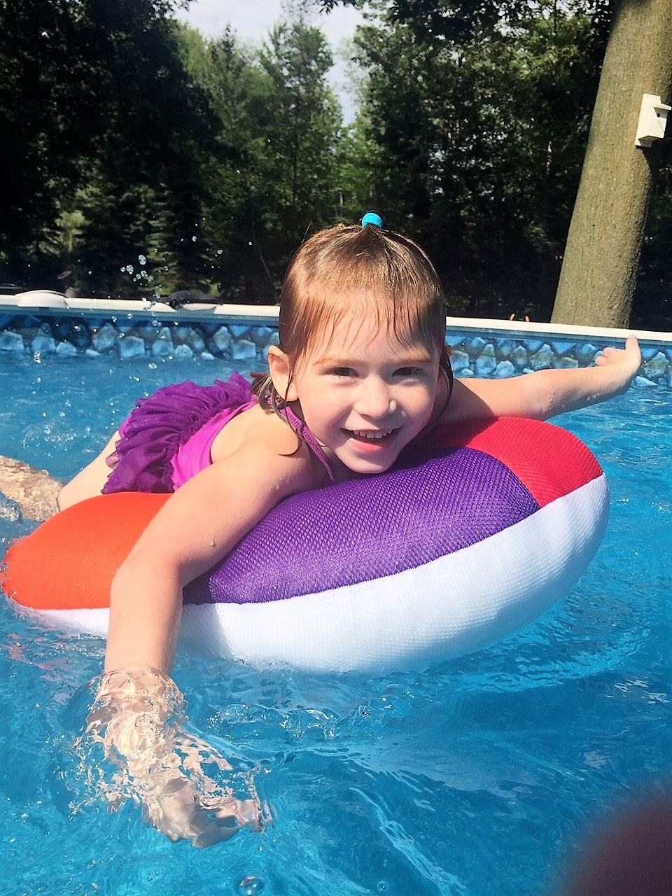 Beach Balll- Multi-Color Mesh Float With Poly Bead Fill
