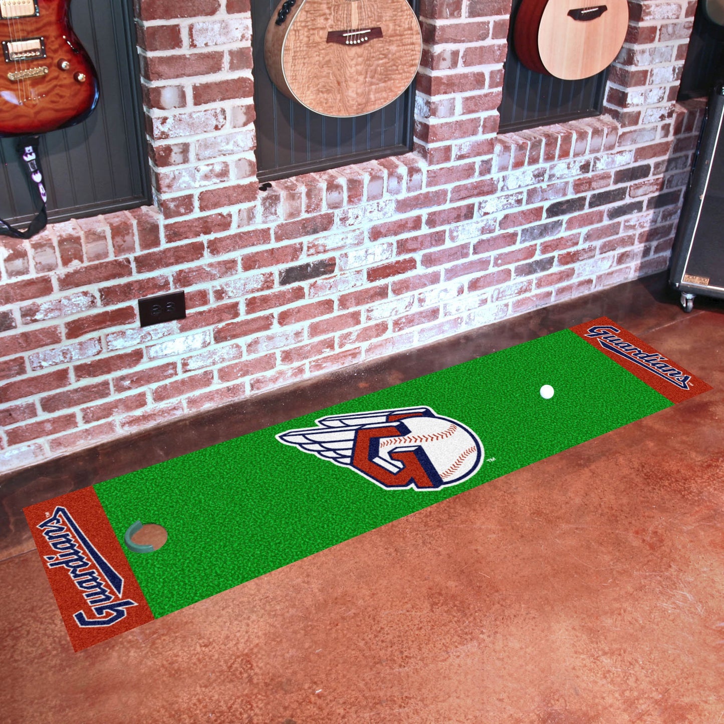 Cleveland Guardians Putting Green Mat - 1.5Ft. X 6Ft.